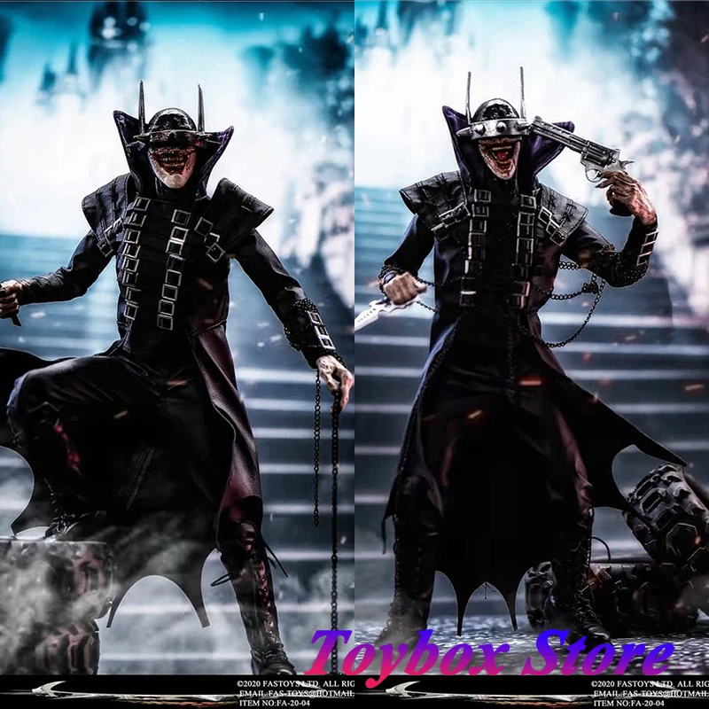 In Magazzino Fastoys 1/6 The Batman Who Ride Serie Dc Villain Mini Double Head Sculpt 12 "Set Completo Action Figure Fans Collezioni