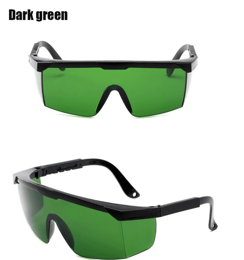 Yellow Driving Glasses Eye Safety Glasses for Red Green Laser UV Protection Goggles Work Lab Dustproof Anti-fog Anti-splash