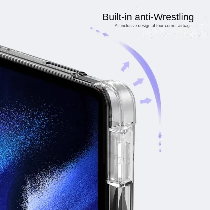 Magnetic Folding Tablet Stand Cover with Pencil Holder