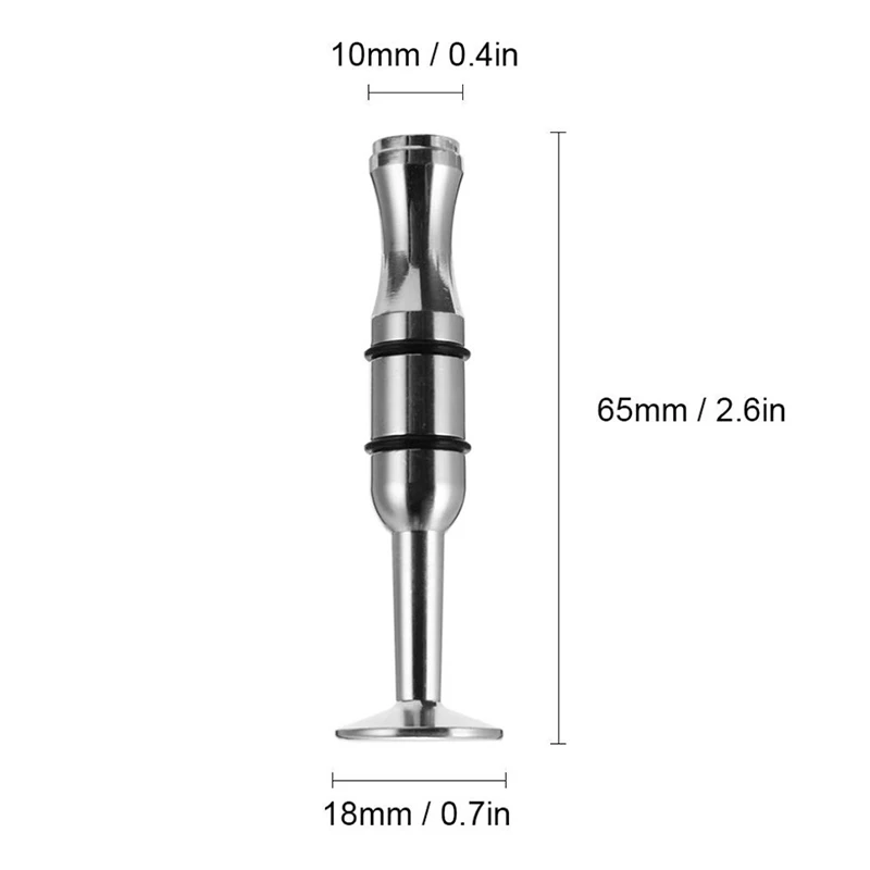 Mouthpiece Trumpet Mouth Strength Trainer Silver for Saxophone Horn Trombone Tuba Accessories