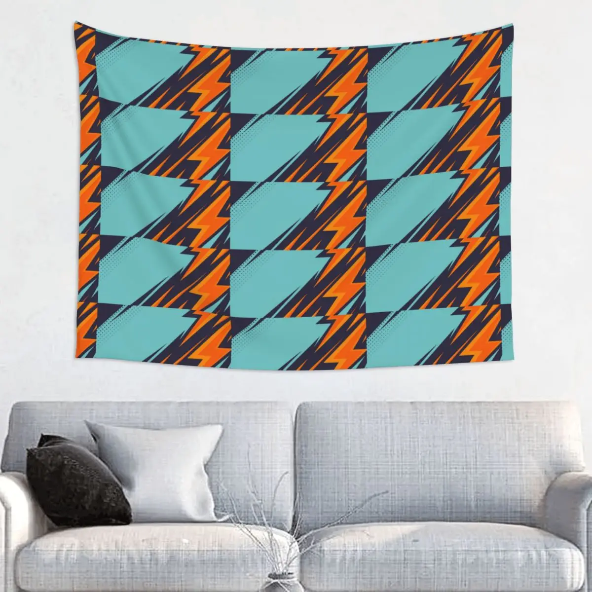 ReadyToRaceTapestryWallHangingforBedroomCustomHippie