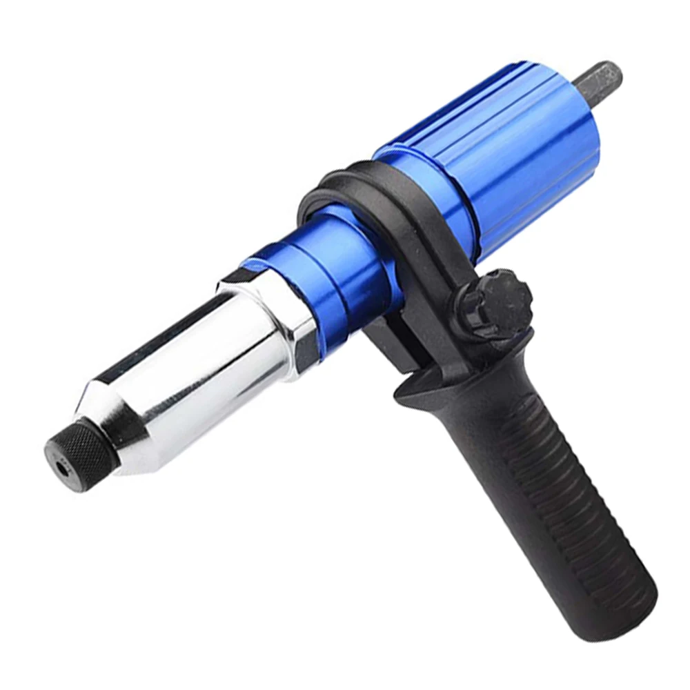 New Electric Rivet Gun Adapter 2.4mm-4.8mm rivet nut gun drill adapter Cordless riveting tool Insert Nut Pull Rivet Insert Tool electric rivet gun riveting adapter plug in cordless electric drill aluminum rivet nut rivet insert nail power tool