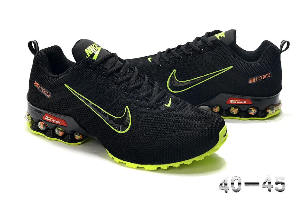 Zapatillas de para correr para hombre, Nike SHOX REAX, Joyride, color negro, fluorescente, verde, deslumbrantes, informales|Zapatillas de correr|