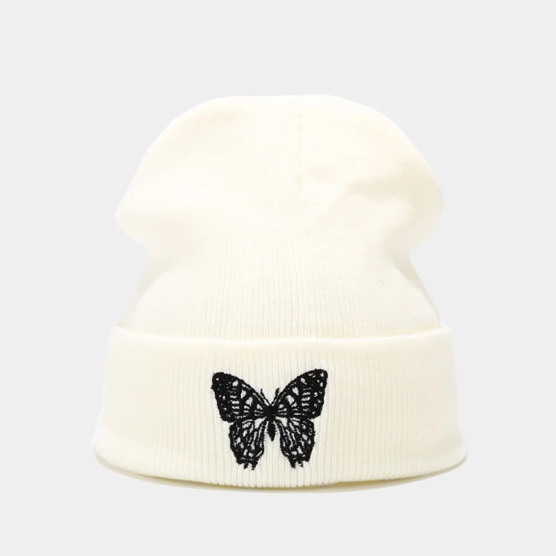 Gorro Gracioso De Punto, Gorro De Invierno Cálido Negro Para