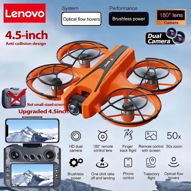 Drone 8K HD avec écran, moteurs puissants, 3 couleurs