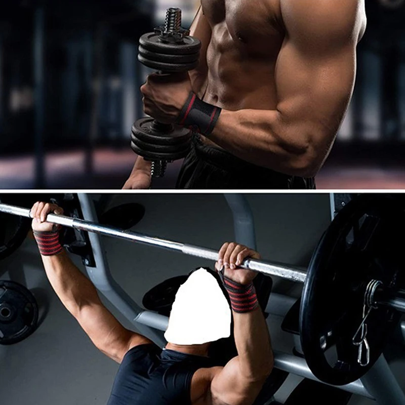1pc Wristband Wrist Support Weight Lifting Gym Training Wrist Support Brace Straps