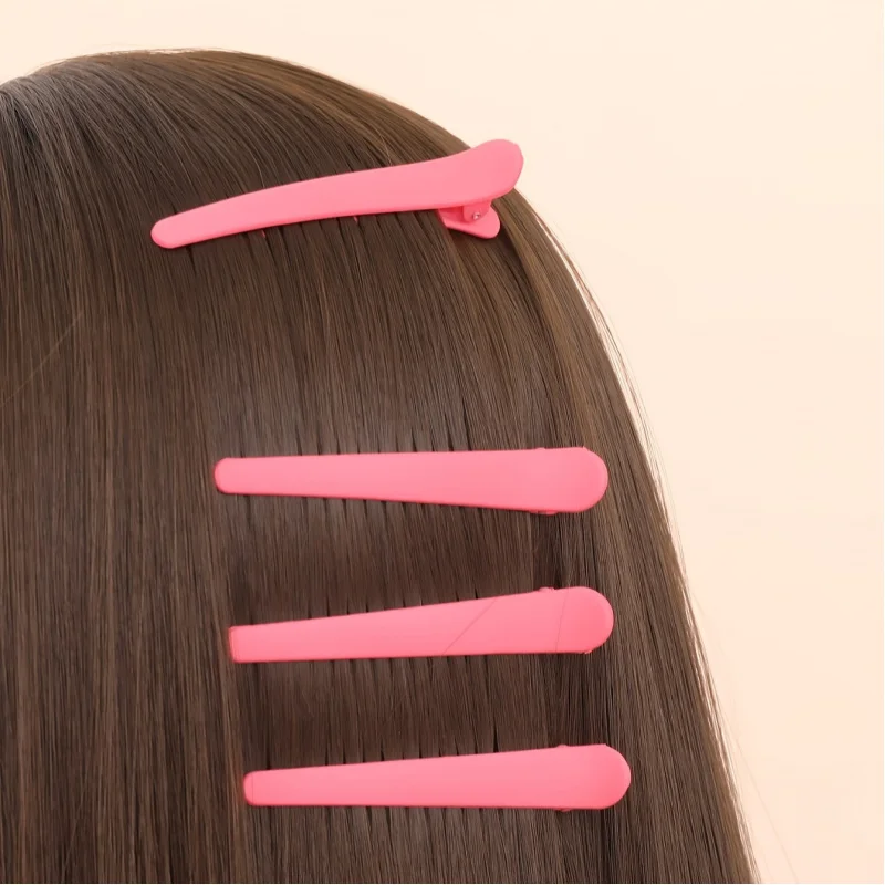 Vibrant Multi-Color Unidirectional Hair Clips Set - Beauty & Styling Essentials