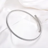 Collier de couple réglable pour femme, tour de cou ouvert, collier de salle, bijoux de déclaration commandés 1