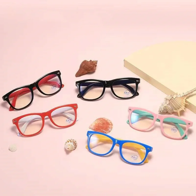 Fashion Children Anti Blue Light Computer Glasses Kids Boy Girl Clear Plain Glasses Children Eyewear Optical Spectacle Eyeglass