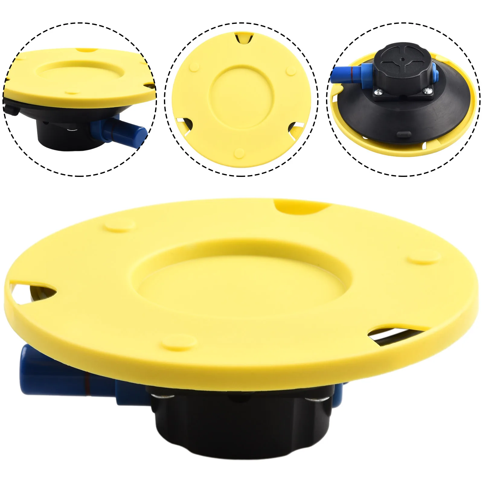 

Mount Base Suction Cup Suction Cups 6 Inch Vacuum Glass Sucker Hand Pump Mount Base Nitrile Rubber Black Yellow