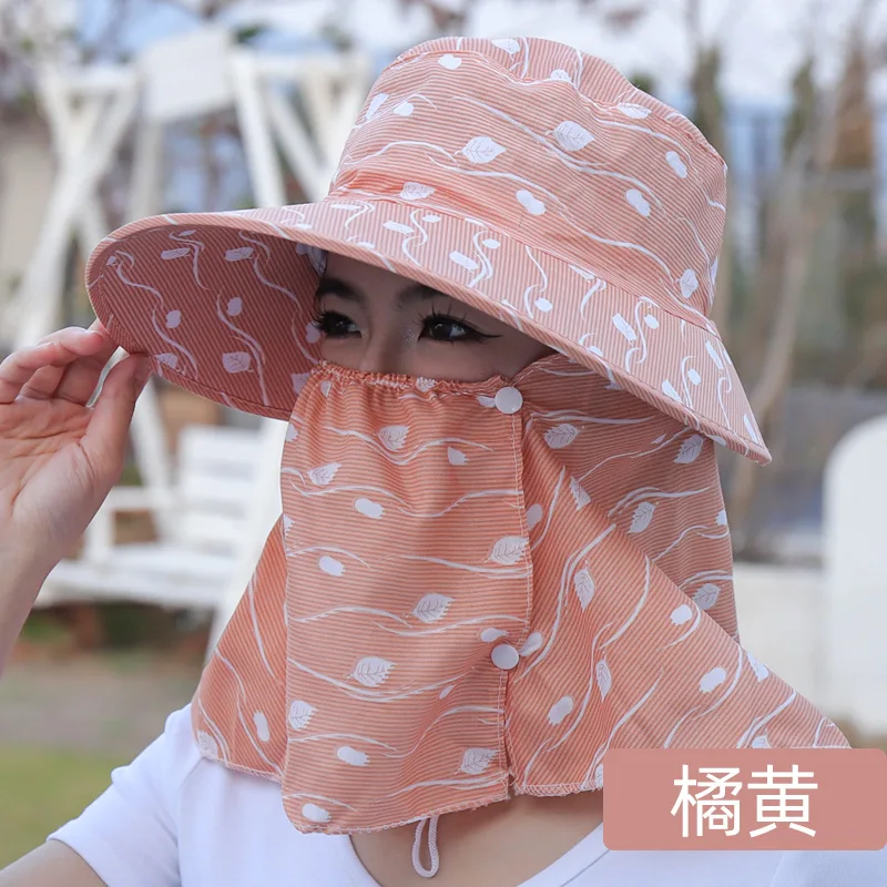 Hot Selling Sunscreen Hat Women Cap Summer anti-ultraviolet large-brimmed Outdoor Face Cool Hat Cycling Sun Hat Lady Sun Hat M2