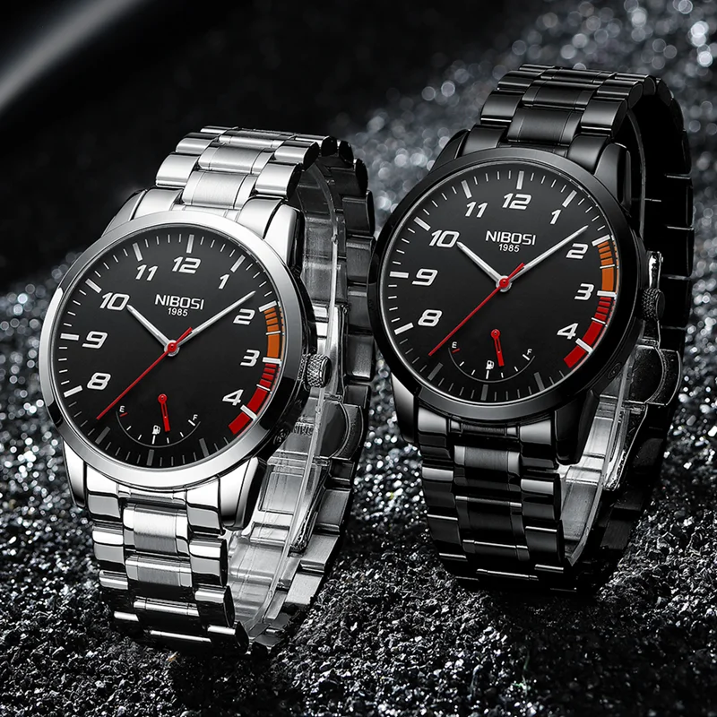 Male Quartz Watch for Men Business Watches Luminous Military Waterproof Car Wheel Clock_voghion.com
