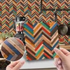 1Pc 1:12 Dollhouse Miniature Grain Floor Wallpaper Tiles Sticker Bathroom Living Room Decor Toy Doll House Accessories 3