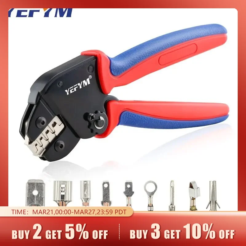 Обжимные мини-плоскогубцы YM для XH2.54/DuPont/2