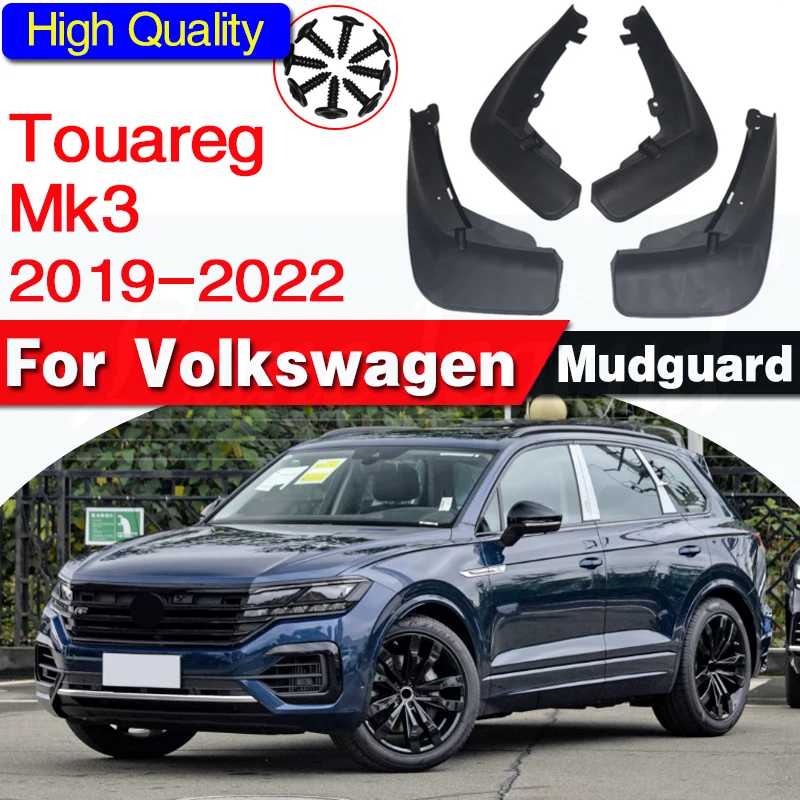 

Front Rear Mud Flaps For VW Touareg 2019-2022 MK3 Set Mudguards Fender Splash Guards Mud Flap Dirty Guards Car Accessories