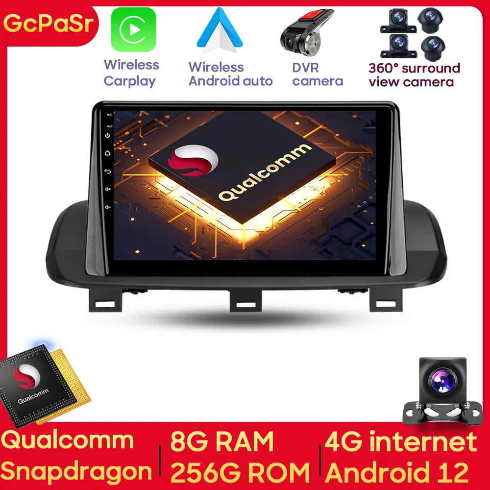 

Qualcomm Snapdragon Car Radio Player For Nissan X-Trail 4 T33 Rogue 3 2020 - 2021 Android Navigation GPS Autoradio Carplay IPS