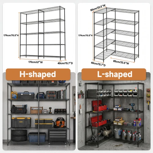 5-Tier Metal Storage Shelf 3