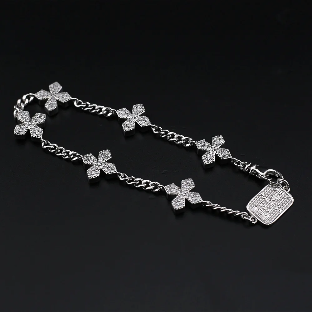 Temperament versatile white vermiculite bracelet