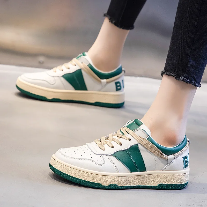 

Genuine leather women shoes height increasing men sneakers designer sport shoes