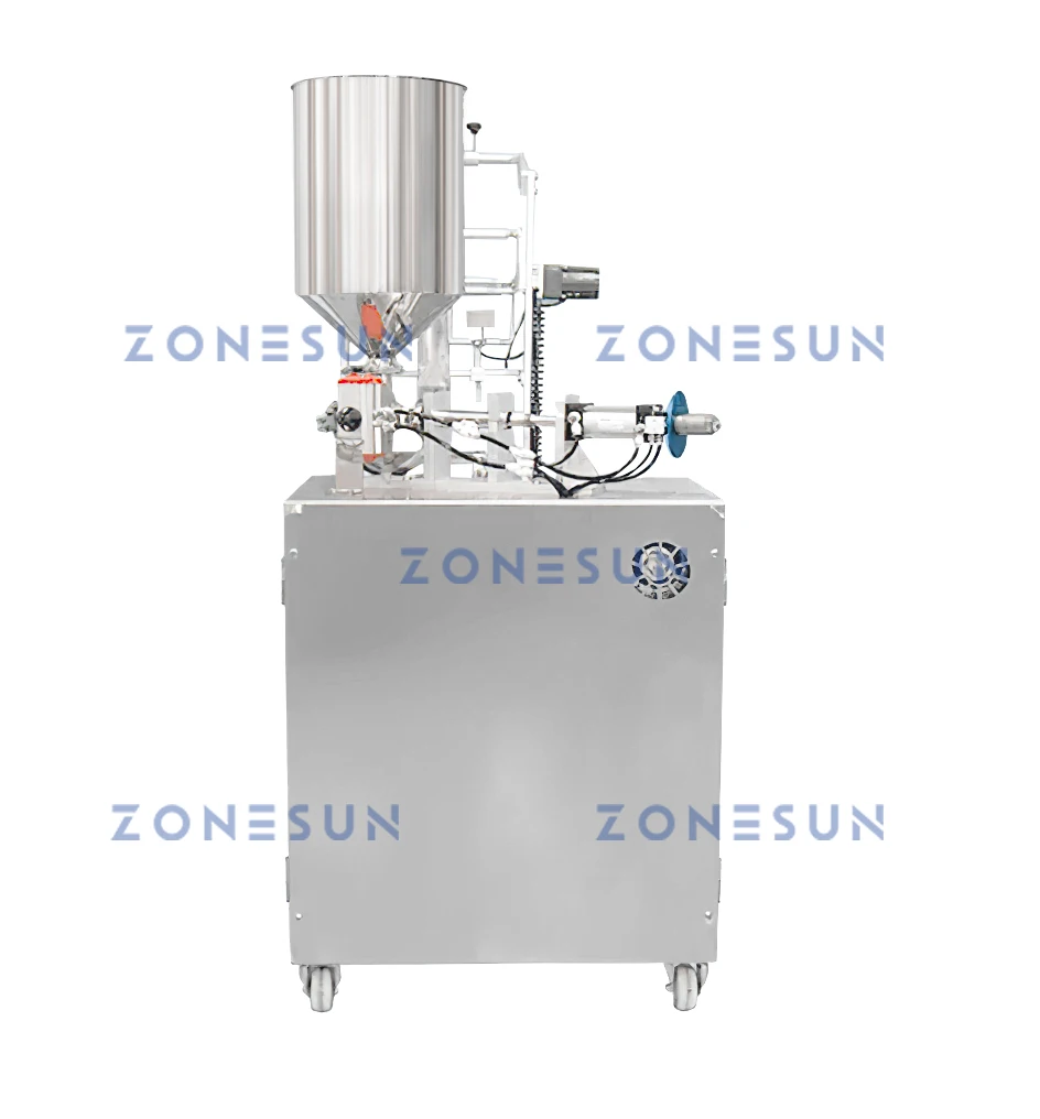 ZONESUN ZS-PL240LS Соус, специи, мед, пакетик, кетчуп, упаковка, жидкая паста, наполнитель, запайка, машина с функцией нагрева смешивания