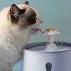 2.4L Pet Cat Dispenser Drinking Water Fountain Activated Carbon Filters LED Automatic Feeder Container USB Interface 3