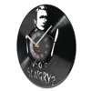 Menddy Hannibal Lecter Fictional Character Vinyl Record Wall Clock Who's Hungry Serial Killer Memorial Handmade Art Horror Clock 3