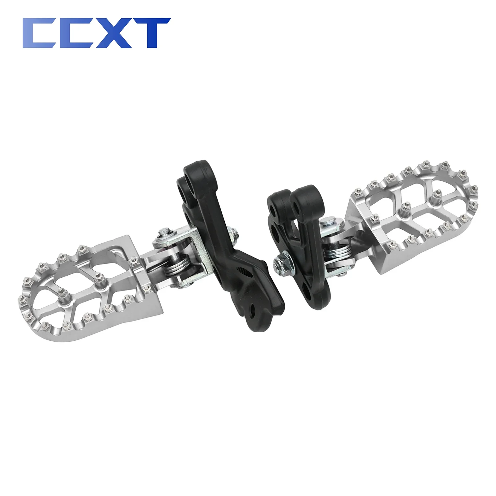 Motorcycle Accessories Motorcycle Footrests Motorcycle Foot Pedals Motorcycle CNC Foot Pegs Pedal Mounting Bracket Rests Pedals Retrofit Bracket for Surron Light Bee S X Electric Bike