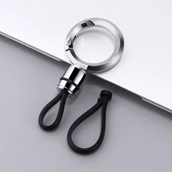 Premium Anti - Loss Car Keychain Lanyard (Silver)