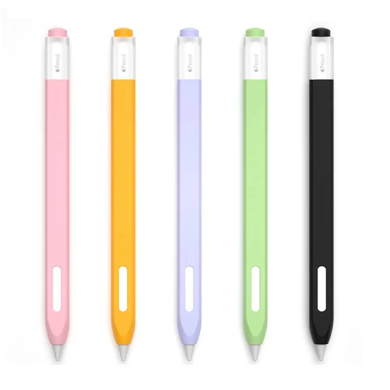Apple Pencil 2 케이스 실리콘 보호 커버 파우치 Apple Pencil 터치 스타일러스 펜용 2세대 iPad 연필 스킨