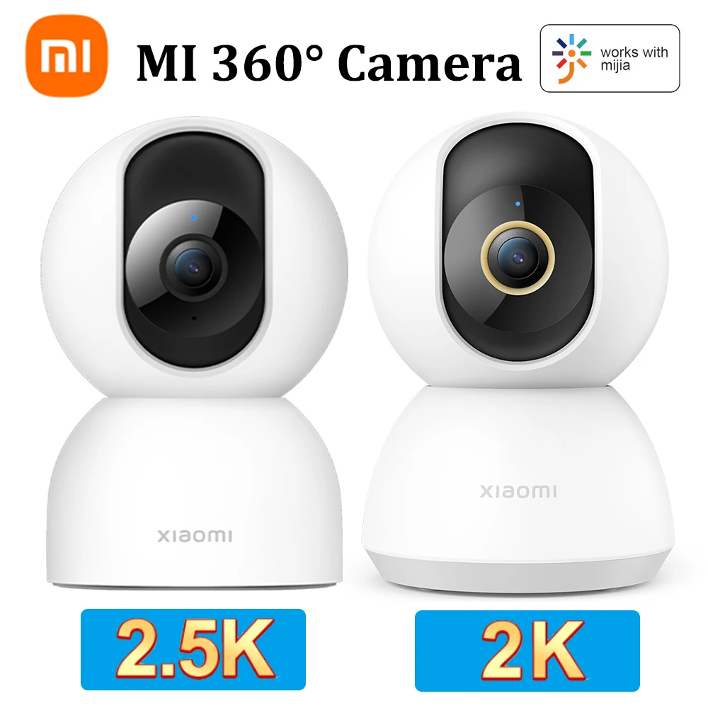 Xiaomi Smart Camera 360 2.5K Mi Home WiFi Video Surveillance IP WebCam Human Detect Night Vision Baby Security Monitor Cameras