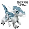 Jurassic World 3 Brutal Raptor Building Blocks Dinosaur Bricks Tyrannosaurus Indominus I-Rex Assemble Toy For Children 4