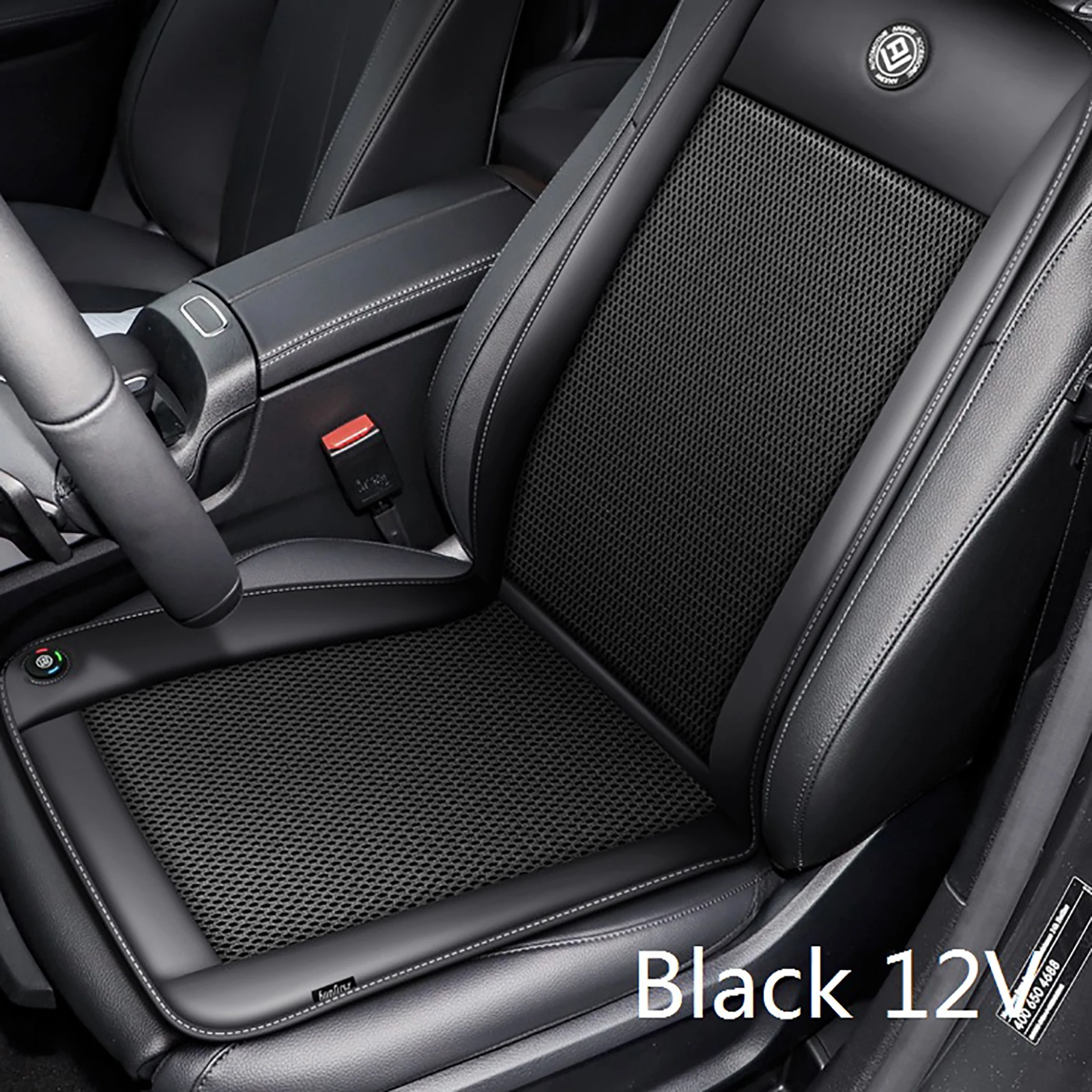 Leather Car New Summer Cool Cushion Fan Blowing Ventilation Seat Covers Seat  Cooling Air Cushion + Cigarette Lighter Controller