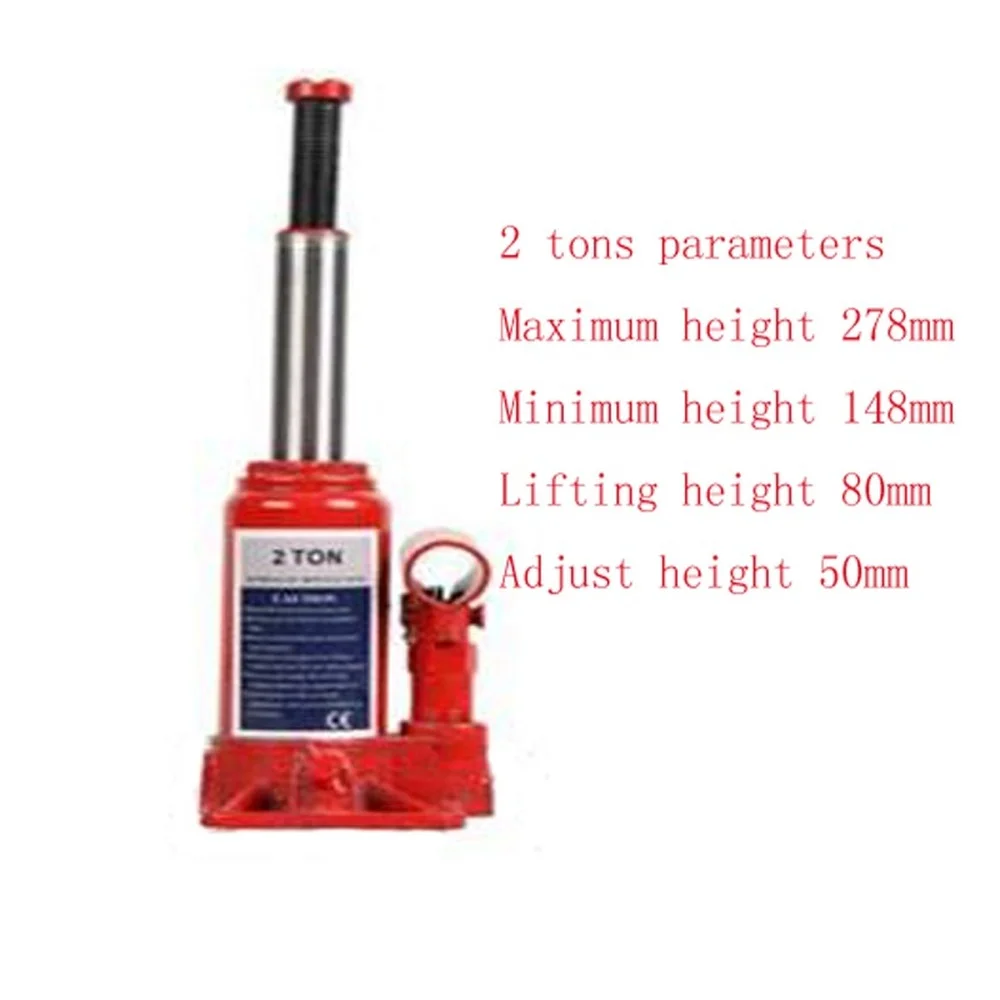 

Vertical Hydraulic Jack 2 Tons Trolley Car Off-Road Vehicle With Tire Changing Tool Jacks 1pc New