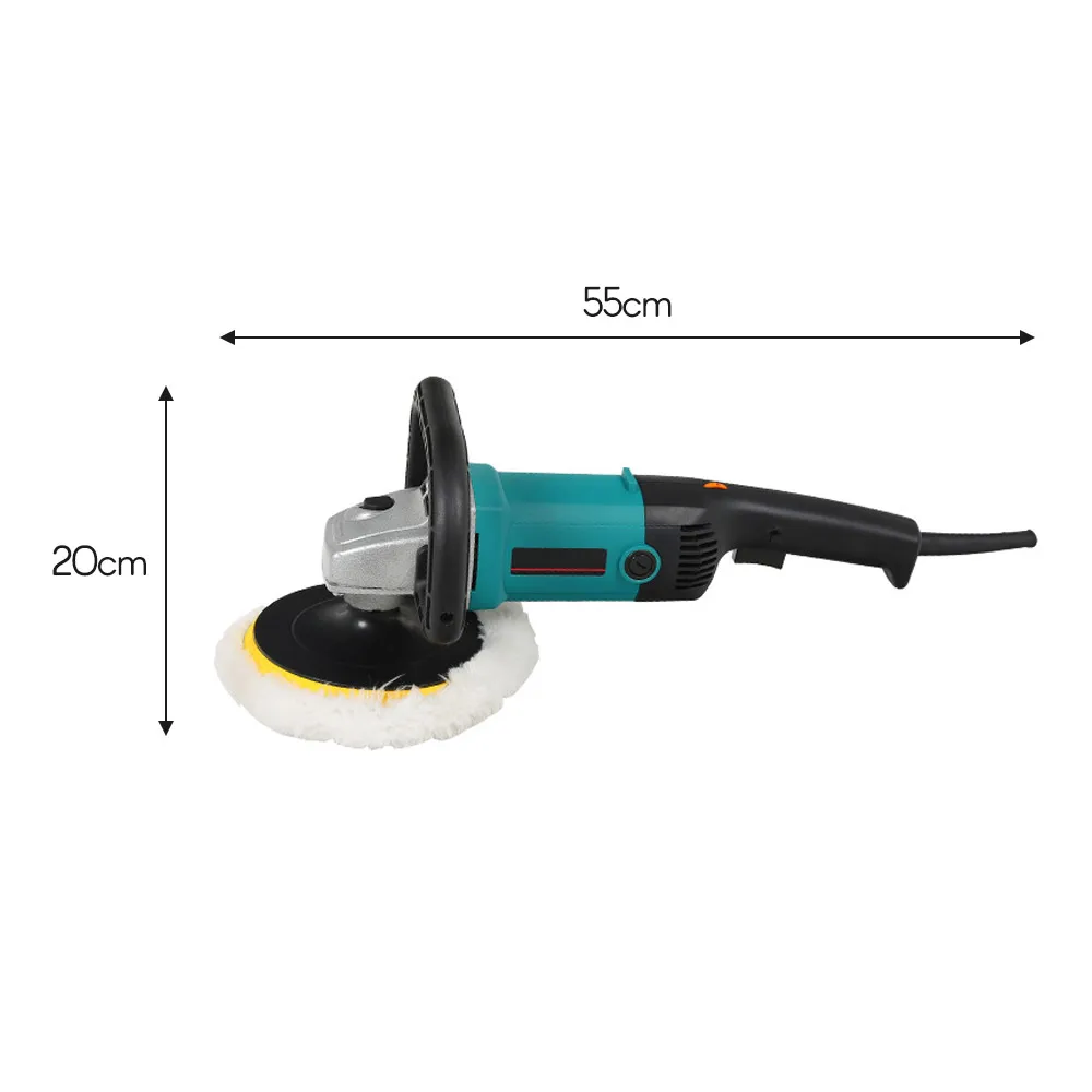 Car Polisher Electric Polisher 1600W 220V Electric Polisher Machine Auto Polishing Adjustable Speed Sanding Waxing Car Accessories
