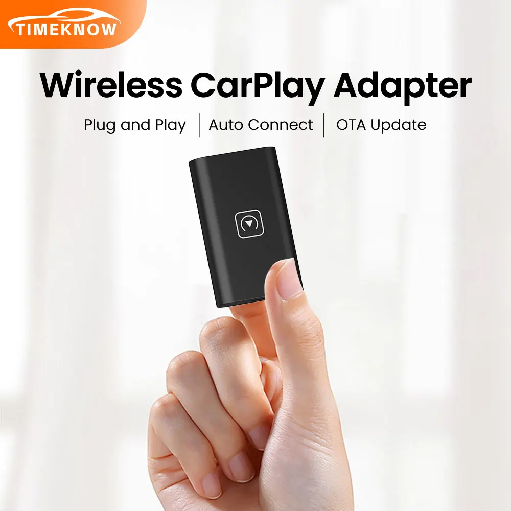 TIMEKNOW Wireless CarPlay Adapter For Iphone Car play Ai Box For Car OEM  Wired CarPlay USB Dongle Plug and Play Auto Connect - AliExpress