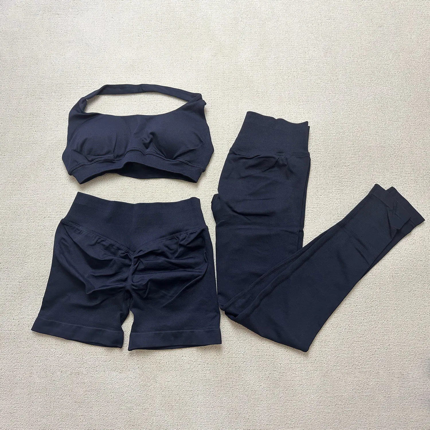 2 / 3piece Bra Short Pants Sport Clothes Gym Workout Set Women Sportswear Fitness Suit Scrunch Booty Sport Outfit sports bra set gym workout set fitness set sportswear set sports set