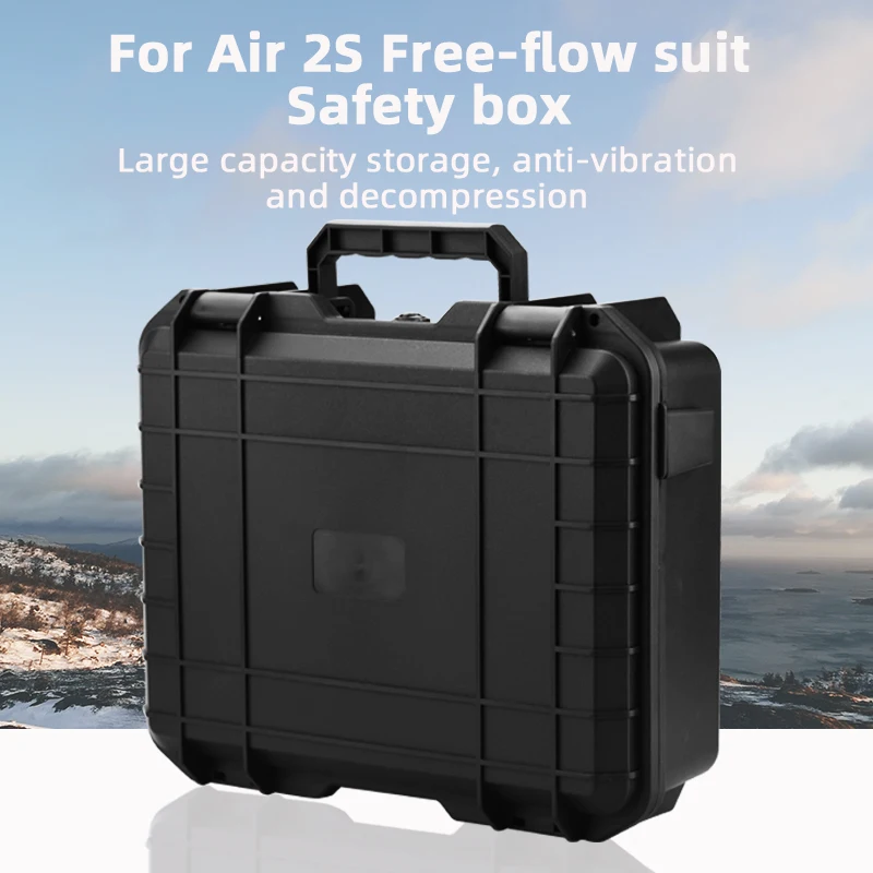 Large Capacity Storage Suitcase for DJI AIR 2S Safety Explosion-Proof RC Storage Box Bag Durable Organizer