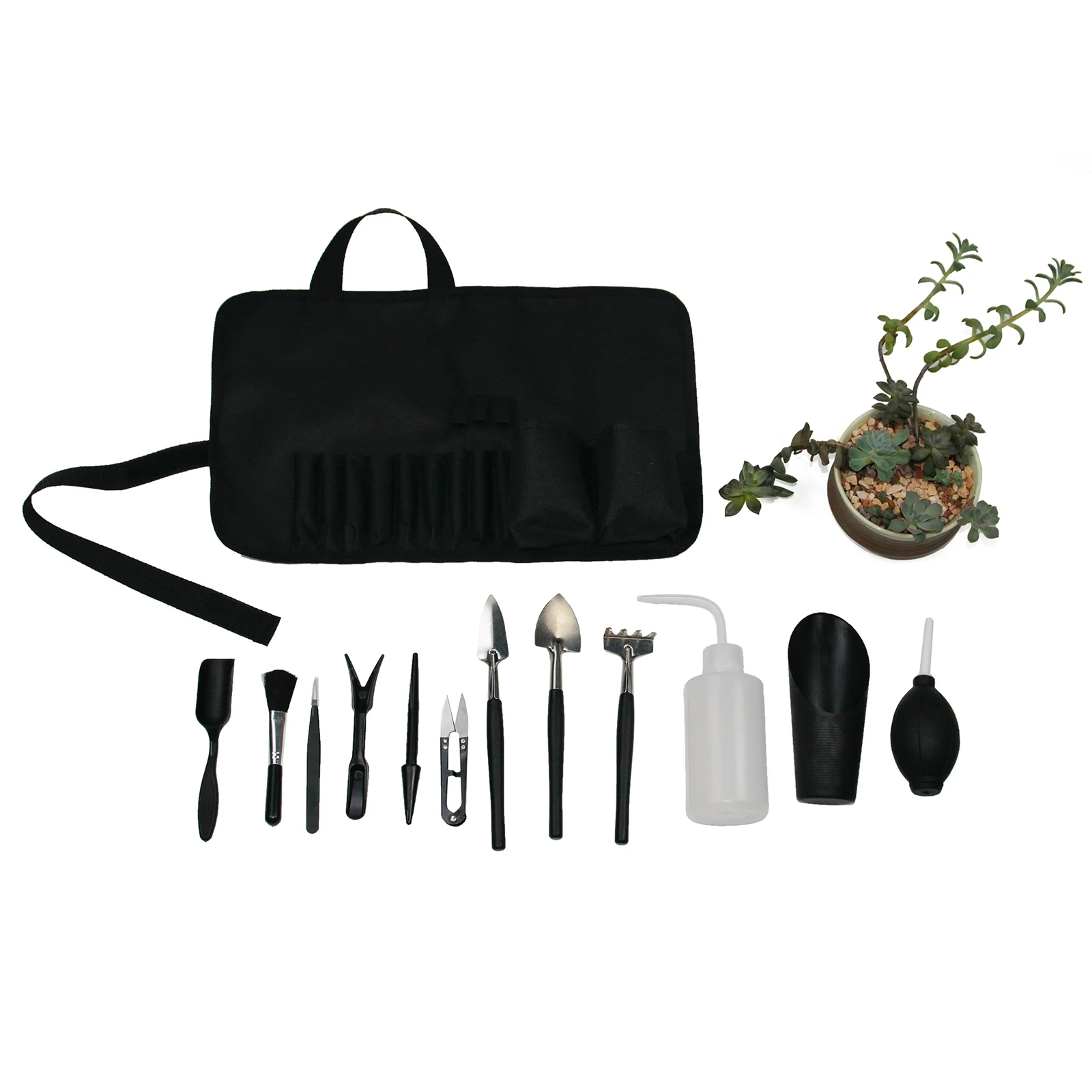 14Pcs/Set Gardening Tool Mini Succulent Plant Transplanting Bonsai Growing Kit 