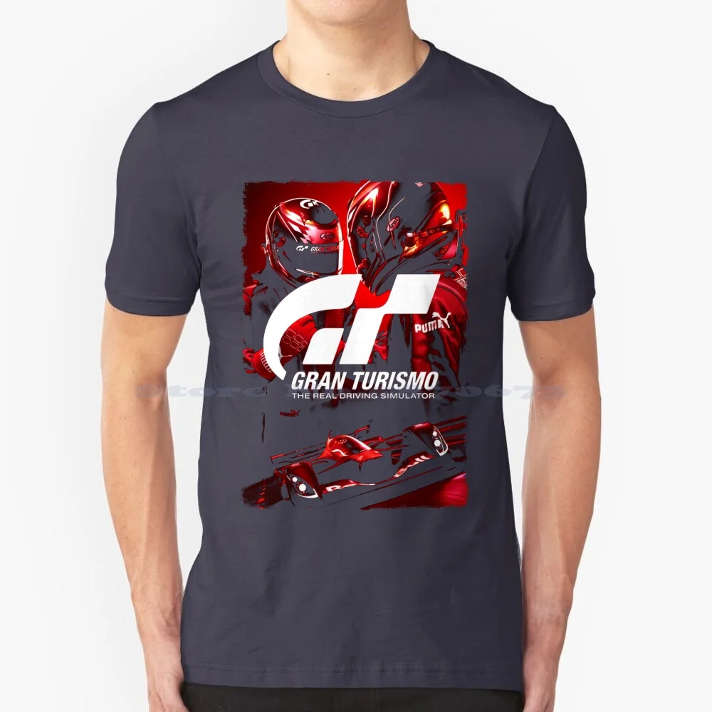 The Real Rich Man T Shirt 100% Cotone Tee Gran Turismo 7 Videogiochi Race Car Racing Multiplayre Single Player Superhuman