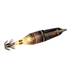 LED Deep Sea Glowing Fishing Lure Light - Underwater Squid & Octopus Attractor Lamp (White Light)