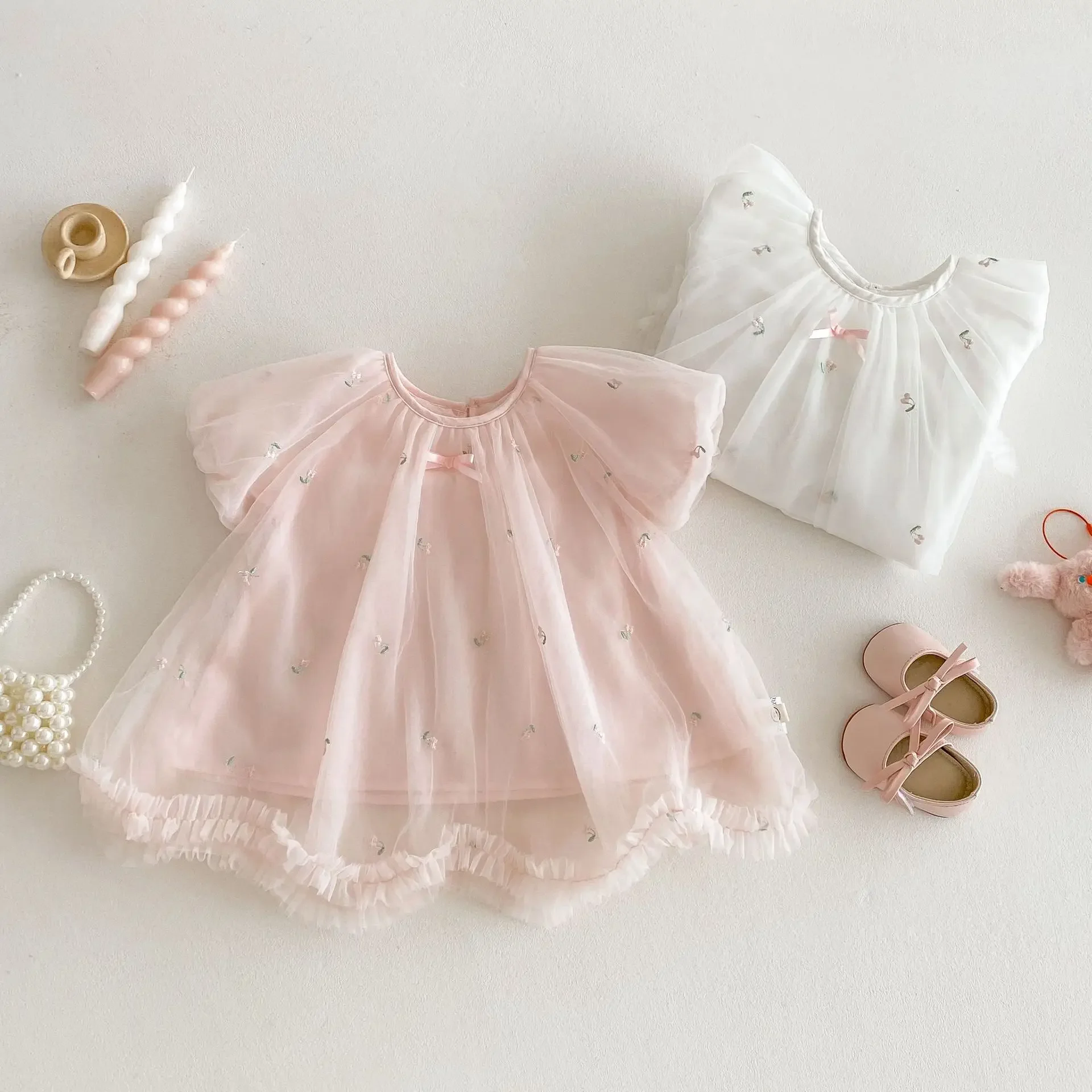Summer Tulle Princess Dress for Girls