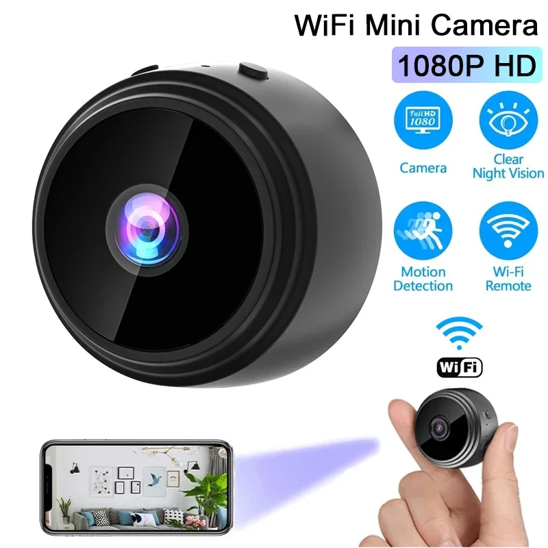 A9 Mini Camera 1080P HD Wifi Video Recorder Wireless Security Monitor For Home Remote Intelligent Camcorders For Infants And Pet 1