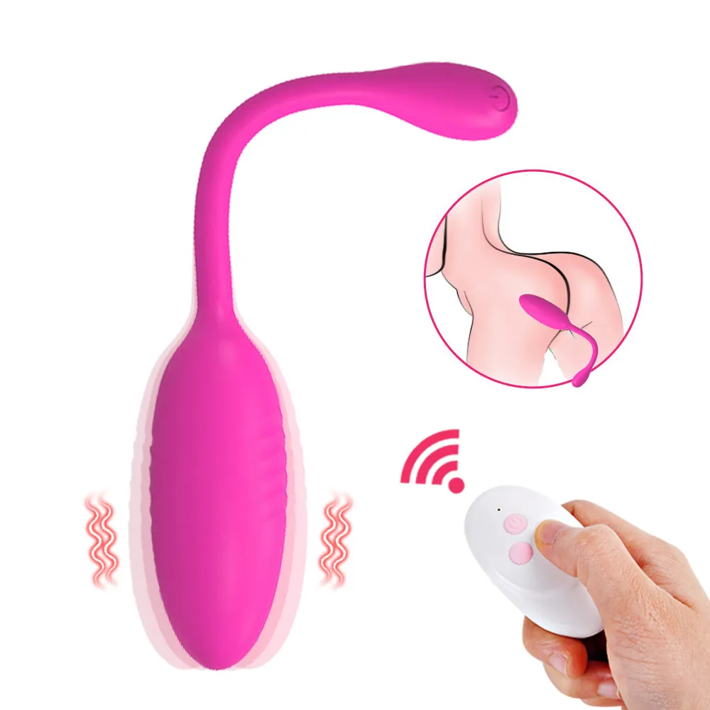 Vibratore a proiettile Clitoride Telecomando Vibrante Uova d'amore Massaggiatore del punto G Stimolatore vaginale Giocattoli sessuali indossabili per_voghion.com