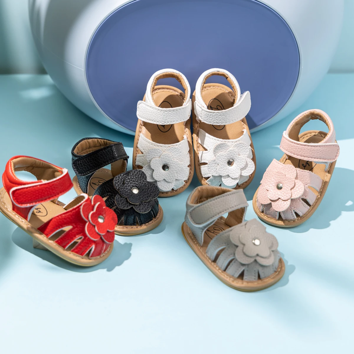 Crocs Infant KIDSUN Baby Sandals Non-Slip First Walker Shoes For