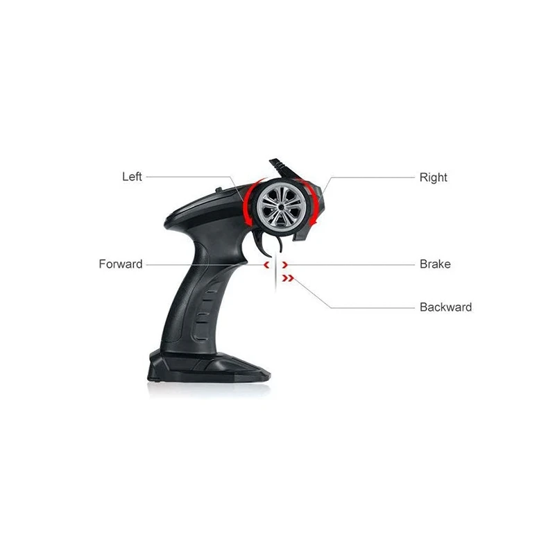 A12E-RC car 2.4G transmitter assembly accessory spare parts remote control 25-ZJ08 for Soyee 9125 RC car