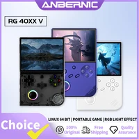 RG40XXV 64-битная портативная игровая консоль Linux в стиле ретро 4,0 IPS-экран поддерживает 5g Bluetooth HD-выход, аккумулятор 3200 мАч