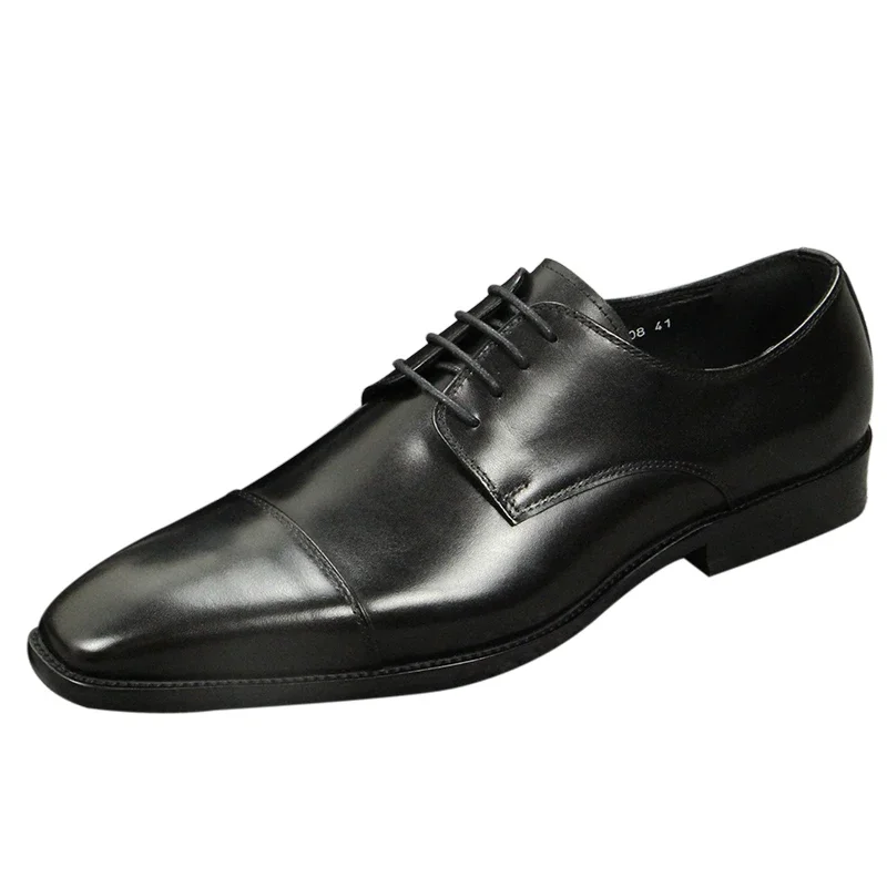 

Men Leather Office Oxford Dress Shoes for Male Black Casual Model Soulier Homme High Quality Handmade Height Increasing