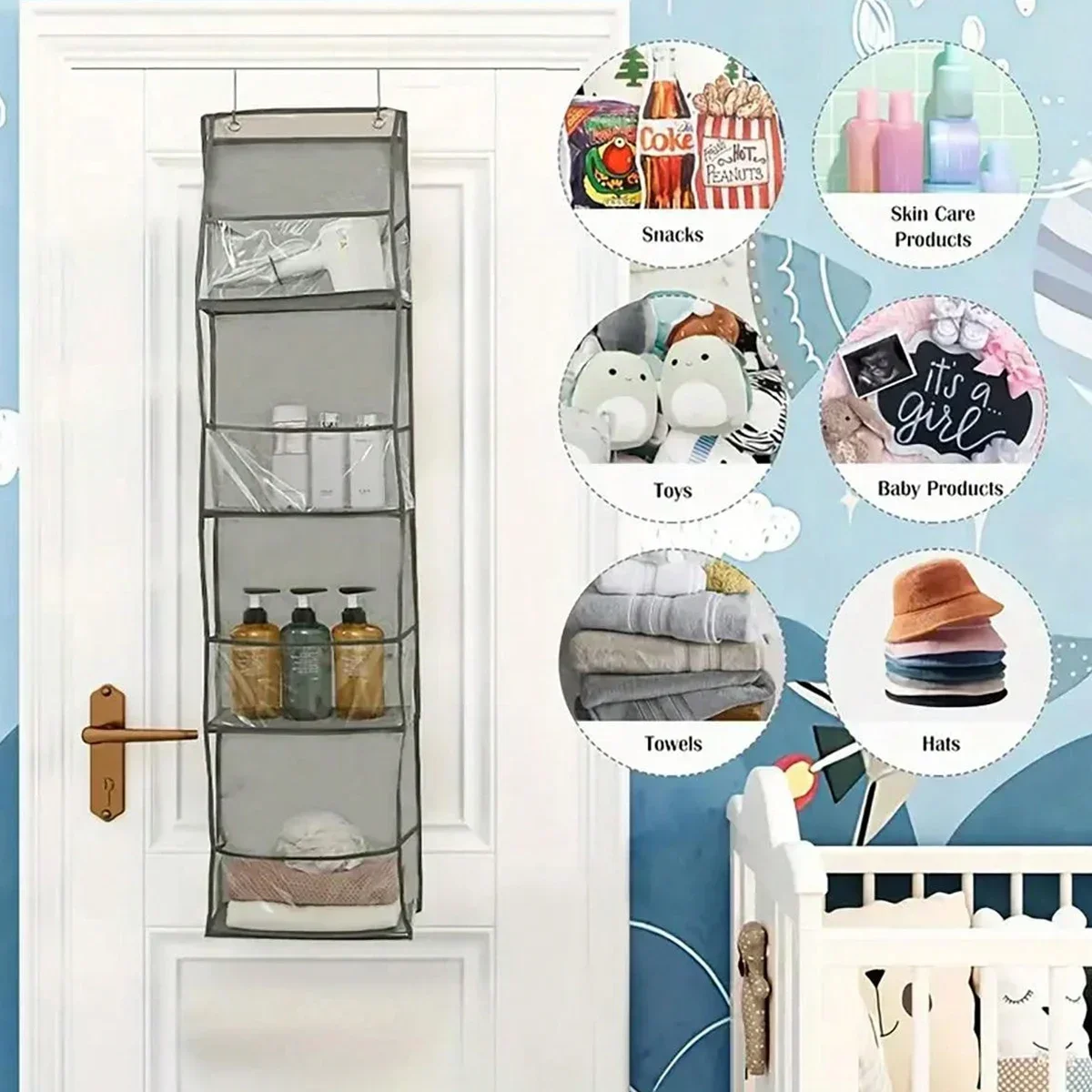 Wall Mounted Hanging Storage Bag 7