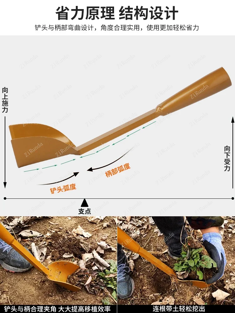 *Agricultural bulb root transplant shovel Luoyang shovel shovel outdoor digging garden tools 4
