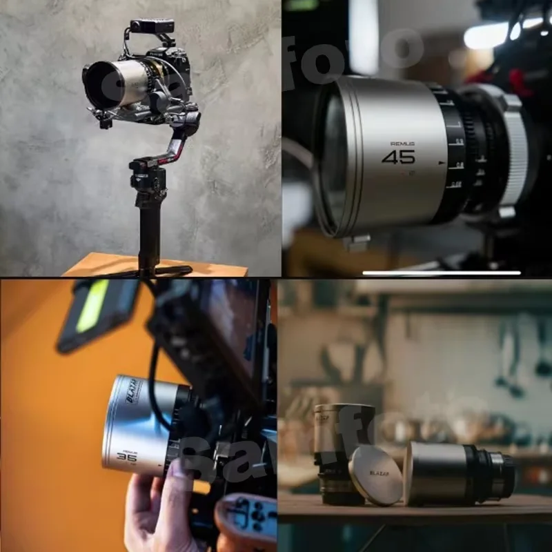 GREAT JOY REMUS BLAZAR 렌즈 35mm T1.6 45mm 65mm T2.0 85mm 100mm T2.8 1.5x 아나모픽 렌즈 캐논 EF ARRI,PL용 풀 프레임
